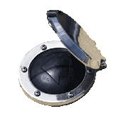 Maxwell Foot Switch  Cover - Stainless Steel