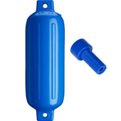 Polyform G-4 Twin Eye Fender 6.5" x 22" - Blue w\/Air Adapter