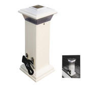 Dock Edge Cleatlite Solar Dock Light w\/SS Mooring Cleat 12"