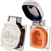 SmartPlug 30 Amp Inlet w\/Stainless Steel Cover & No Thermostat