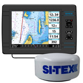 SI-TEX NavPro 1200 w\/MDS-15 WiFi 20" Hi-Res Digital Radome Radar w\/15M Cable