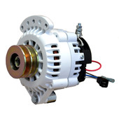 Balmar Alternator 100 AMP 12V 1-2" Single Foot Spindle Mount Dual Vee Pulley w\/Isolated Ground